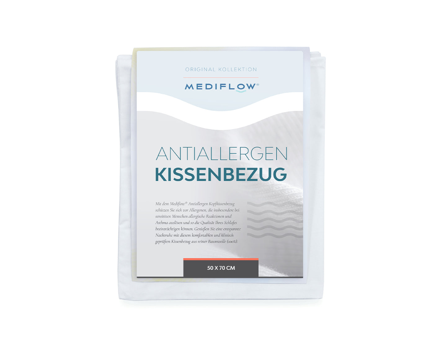 Anti-Allergen-Kissenbezug (50 x 70 cm)