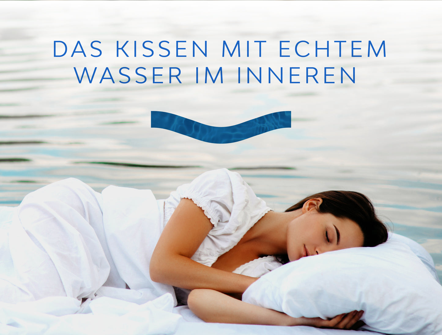 Original Daunen-Wasserkissen (50 x 70 cm)