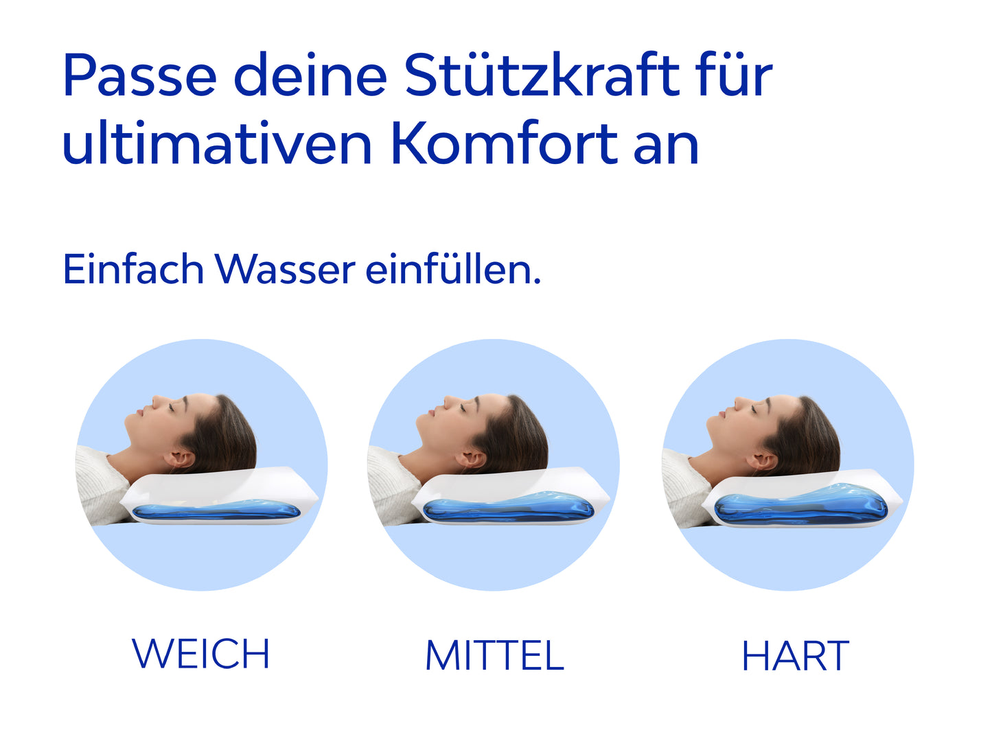 Original Daunen-Wasserkissen (50 x 70 cm)